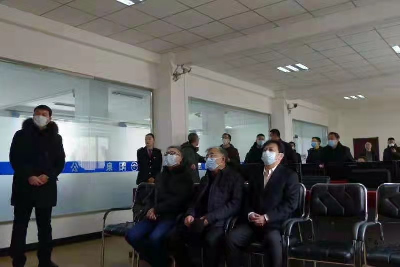 元月28日，省交通運(yùn)輸廳副廳長(zhǎng)王晉、副市長(zhǎng)李君，節(jié)前調(diào)研公司春運(yùn)工作和疫情防控情況。